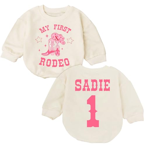 Personalized Birthday Girl Romper Donuts Graphic, 1st Birthday Girl Outfit, First Birthday Outfit Girl