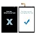 E-yiiviil Touch Screen Panel Digitizer (Without LCD Display) Compatible with AOCWEI X500 45PIN 10.1 inch with Tools
