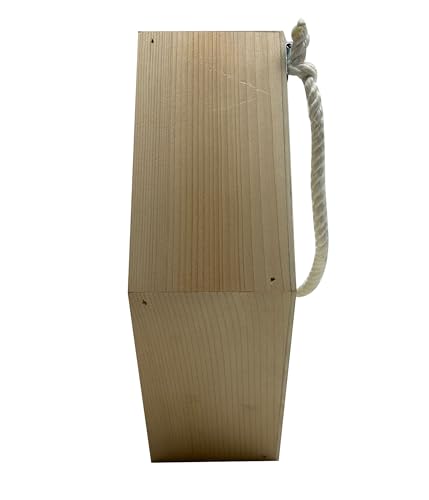 Dehner Natura Premium Insektenhotel Rosario, Insektenhaus/Nistkasten für Bienen/Schmetterlinge/Käfer, ca. 30 x 26 x 8 cm, aus FSC-zertifizierten Kiefernholz, Natur