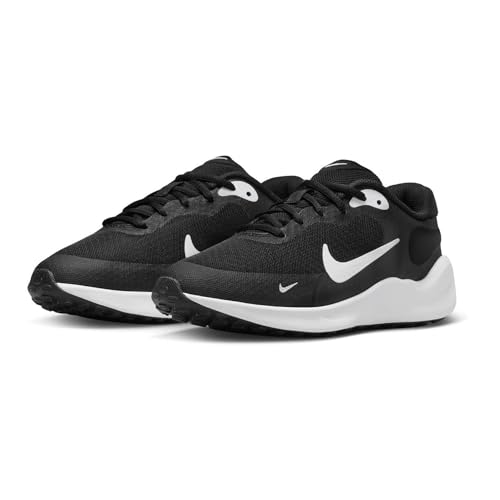 Nike Revolution 7 Schuh für ältere Kinder, Black/White-White, FB7689-003, 39 EU (6.5Y US)