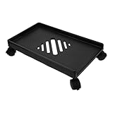 SUPPORT SIMPLE À ROULETTES : design simple, et pratique, avec roulettes pour un déplacement facile.