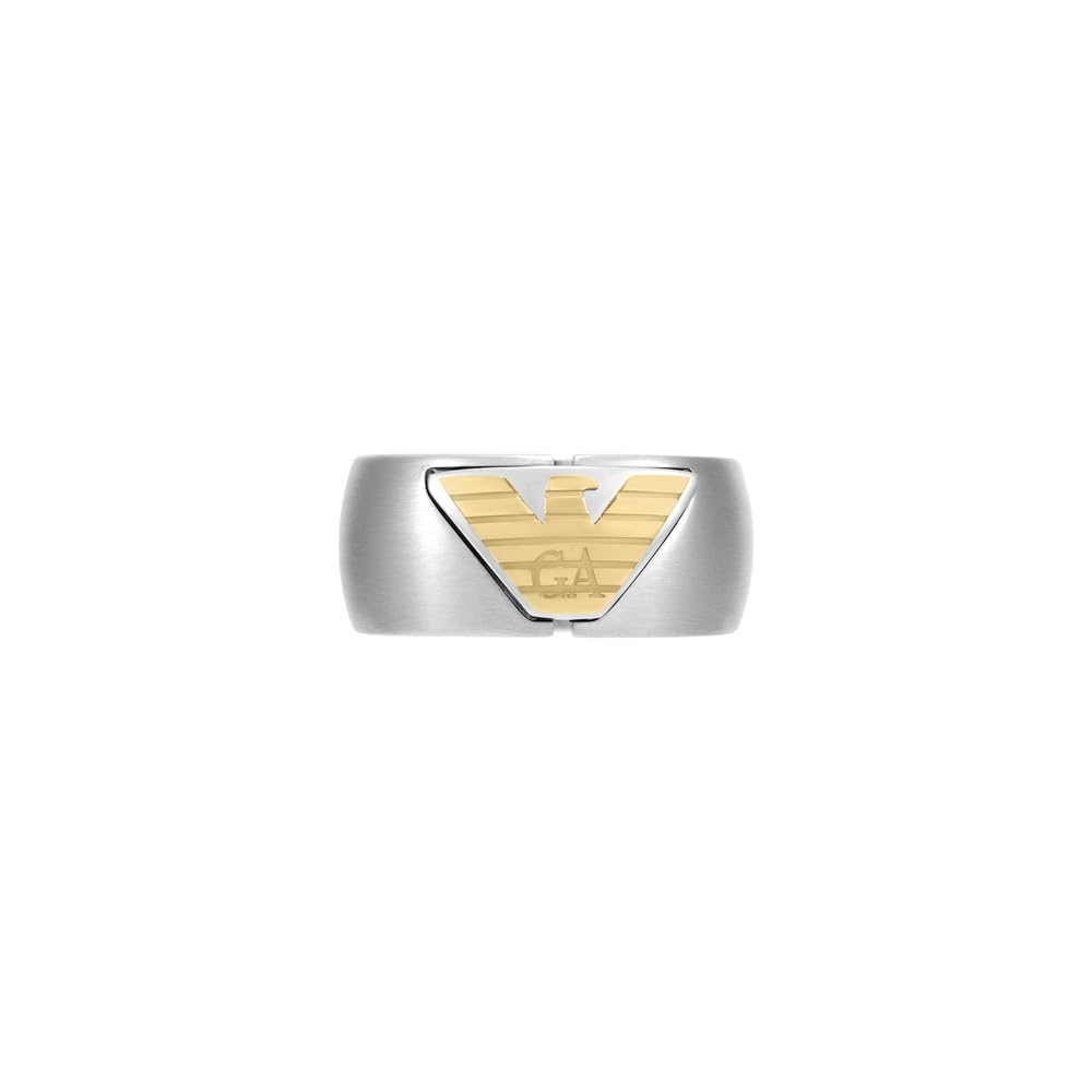 Emporio Armani EGS32540409 - Anello da uomo in acciaio inox multicolore