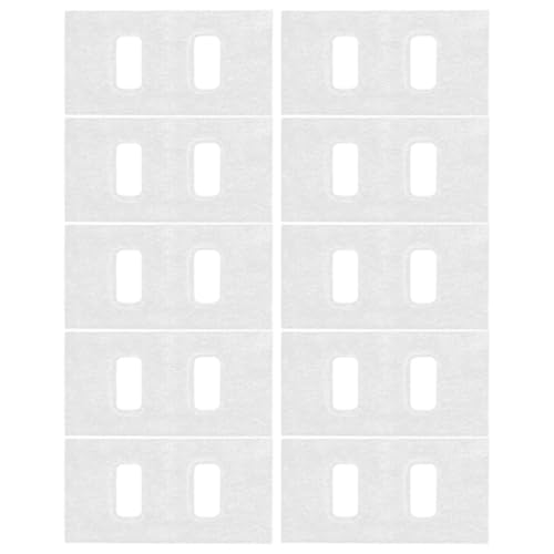 COYENRAT Pack of 10 Vertical Blind Repair Tabs Clear Venetians Fixer Vertical Blind Replacement Slats Repair for Homes & Offices