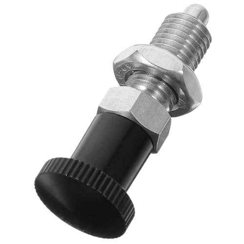KICHOUSE Reset Type Stainless Steel Spring Indexing Plunger Knob Pin for Versatile Positioning Industrial Applications Easy to Install Fine Thread Design