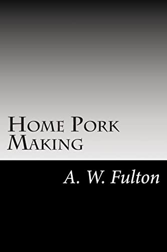 Home Pork Making 1502854732 Book Cover