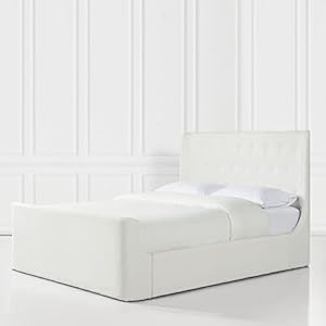 Jennifer taylor home brooks contemporary tufted shelter platform bed  urban country home decor