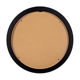 DOITOOL Marco de Fotos Redondo de Madera Negro Decoración de Pared Creativa Estilo Nórdico para Hogar Oficina Dormitorio Soporte Elegante para Imágenes