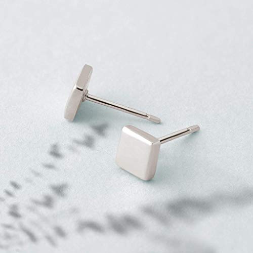 Boma Jewelry Sterling Silver Square Geometric Stud Earrings4