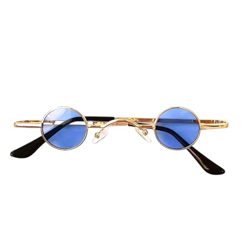 Lunettes de soleil de style vintage Steampunk en métal pour homme et femme