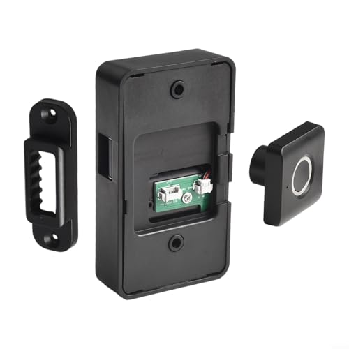 Serratura biometrica per cassetti e armadietti, serratura elettronica senza chiave con funzioni di sicurezza avanzate (10 impronte digitali)