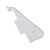 Taille : pickguard LP avec 2 trous de vis, distance des deux trous de vis : environ 137 mm. Veuillez vous référer au dessin des dimensions et vérifier si elle correspond à votre guitare avant d'acheter.