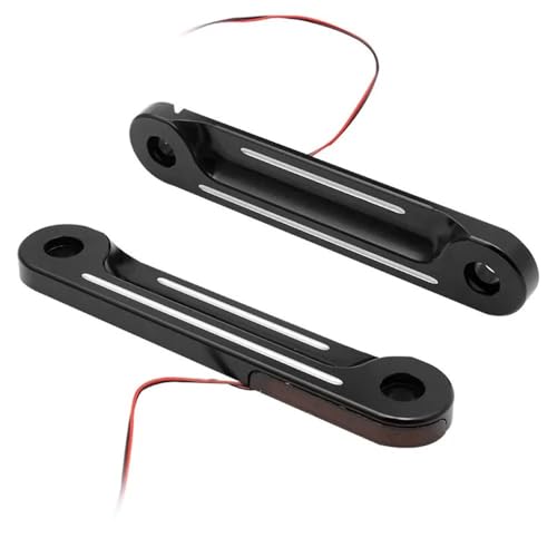 Luces traseras e intermitentes delanteros para Harley Touring y Road King con soportes 6