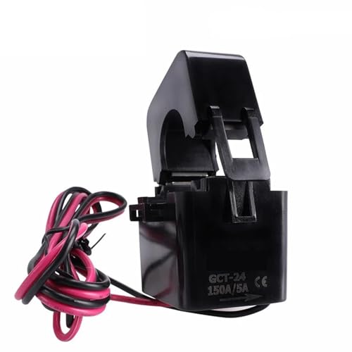 Transformador de corriente para medir consumo sin cortar cables con núcleo dividido GCT-24 250A-5A
