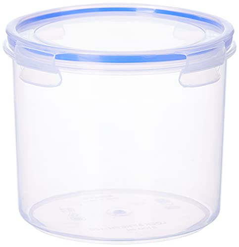 Image of Aristo Lock & Fresh 120 Plastic Storage Container For Storing grains, pulses, rice, wheat etc - 2100 ML,Transparent Clear, Large (17 (D) x 14.5 CM)