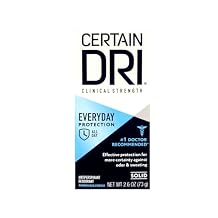Certain DRI Everyday Strength Clinical Solid Antiperspirant/Deodorant, Morning Fresh Fragrance, 2.6 oz Each Pack of 10