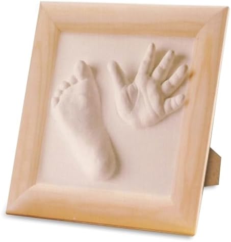 Kit molding baby footprint with 3D photo frame