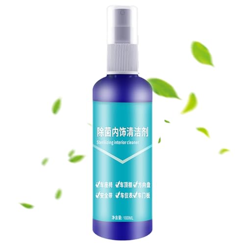 Limpiador De Cascos,Eliminador De Olor En Viseras Para Motos - Refrescante Limpiador Desodorizante para Casco de 100ml para Turismo, Bicicleta Eléctrica, Uso Urbano y Carretera