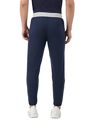 Image of PUMP'D Men's Breathable Cotton Jogger Pants with Elasticated Waistband & Drawstring - Dry Tech, Anti-Odor, Lightweight, Soft Seams