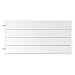 Produktbild Design Paneelheizkörper Heizkörper Badheizkörper horizontal 298 x 600 seitlicher Anschluss (205 Watt nach EN442)