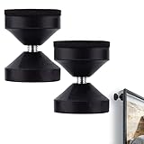 AMIJOUX Anclaje de Cabecera, Topes de Cabecero para Pared, Herramienta Antivibración para Cama, Marco de Cama Roscado Ajustable, Topes de Cama para Cabecero de Cama de Pared, Evita Que Se Afloje