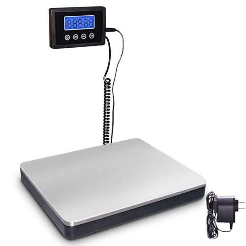 Báscula postal digital 180kg/400lb con pantalla LCD grande