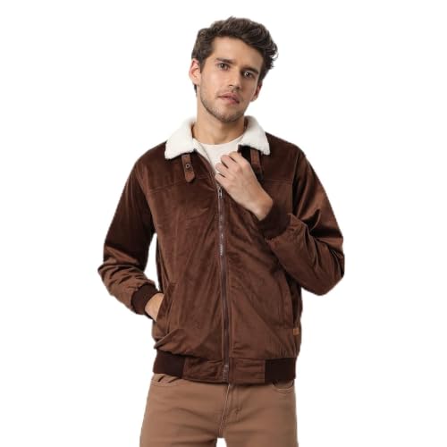 Image of Campus Sutra Men Polyester Standard Length Jacket