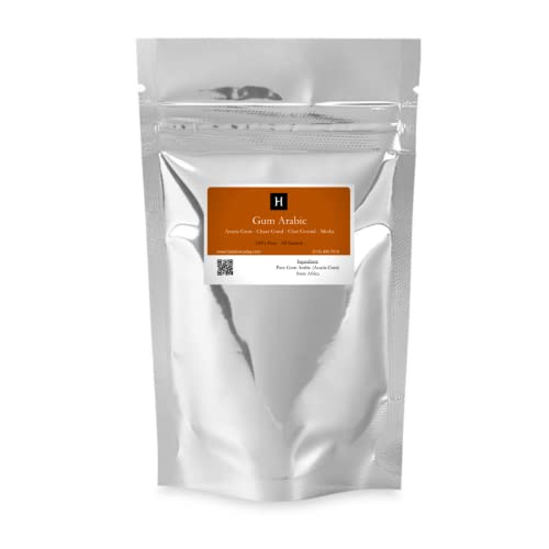 Gum Arabic - 8oz- Arabic Gum - Aacia Gum - 100% pure and food grade Natural Gum - Beautiful and Large Nuggets.- Imported from Africa