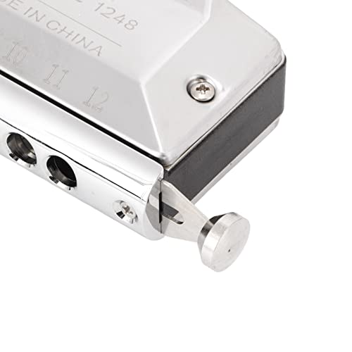 Tyenaza Harmonica chromatique, métal 12 Trous 48 Tons Harmonicas d’orgue à Bouche, Orgue à Bouche adapté aux Adultes… - Les Beatles, Paul McCartney, John Lennon, RIngo Starr, George Harrison Tyenaza Harmonica chromatique, métal 12 Trous 48 Tons Harmonicas d'orgue à Bouche, Orgue à Bouche adapté aux Adultes… – Image 7