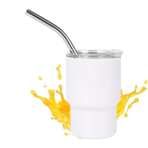 Vasos Para Chupitos Divertidos,Vaso de 90 ml con Pajita - Botellas De Acero Inoxidable Para Bebidas Y Cócteles + Regalos Originales Para Bodas Y Eventos