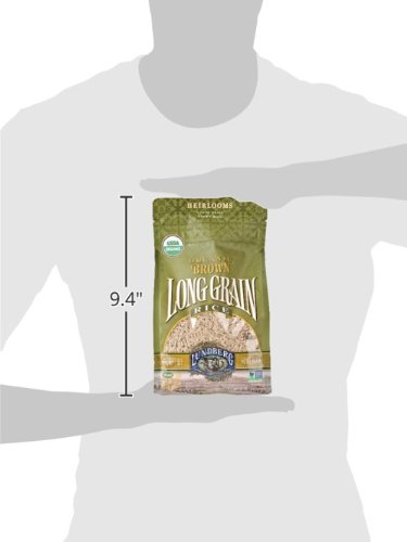 Miniatura 3 de Lundberg Family Farms - Arroz orgánico de grano largo, marrón, 32 onzas