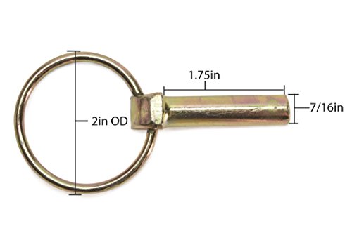 Ohio Diesel Parts S.39 Linch Pin With Ring 7/16 Inch X 1-3/4 Inch thumb #1