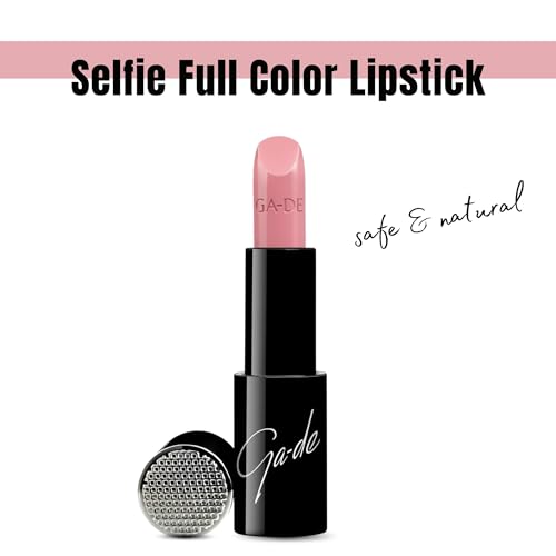 Image of GA-DE Selfie Full Color Lipstick, 851 - Long Lasting High Pigment Lipstick with Argan Oil - Creamy Radiant Shine and Hydrating Benefits - 0.14 oz