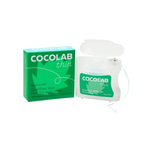 Image of Cocofloss Thin Dental Floss by COCOLAB, Tight Spaces, Mint Scent, 1-Pack