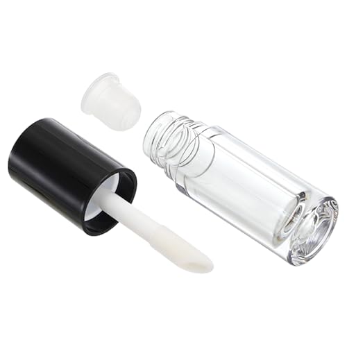 DEAYOU 20 Pack Lip Gloss Tubes, 6ml Empty Lipgloss Containers with Wand and Rubber Insert, Clear Refillable Plastic Lip Balm Bottles for Travel, DIY Makeup, Lipstick Samples, Lip Gloss Making Kit4