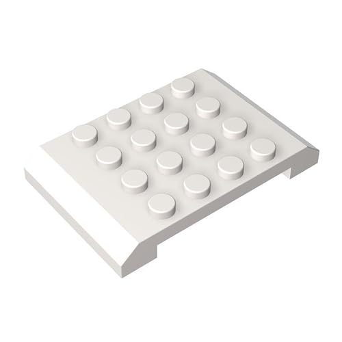 Gobricks GDS-1536 32739 Slope 4x6x2/3 Double, White, 10 pcs Brick Parts