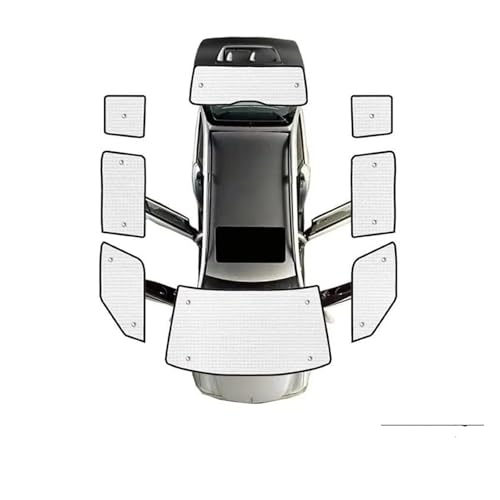Pare-soleil Skoda Yeti 2009-2017 : kit complet de protections solaires sur mesure