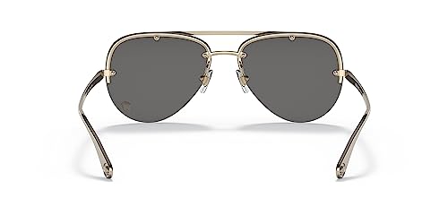 Versace VE2231 Sunglasses - (12526G) Pale Gold/Light Gray Mirror Silver - 60mm3