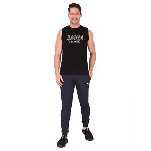Image of NEXSTEP Men's Regular Fit Track Pants with Zipper Pockets