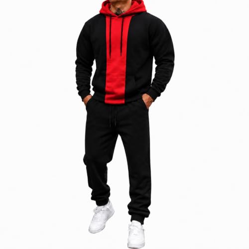 Sweat Suits Men Tracksuits Workout Athletic Workout Hooded Casual Outfits - image 5