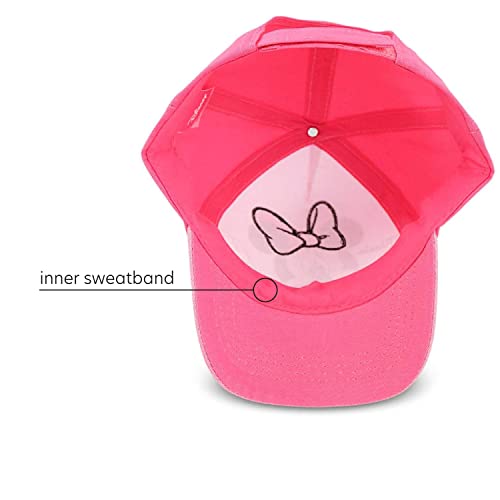 Image of Disney Girls' Frozen Baseball Cap - Princess Elsa and Anna Curved Brim Strap Back Hat (2T-7)