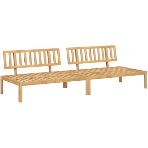 vidaXL Pallet Sofas Centre Section in Acacia Wood Cover
