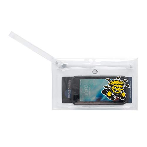 Image of Littlearth - LIWXY NCAA Wichita State Shockers Unisex Ncaancaa Ticket Wristlet, Clear, 9 inch by 5.25 inch