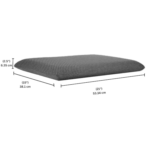 Image of Wakefit Memory Foam Pillow | 1 Year Warranty | Orthopedic Pillows for Neck Pain, Pillow Memory Foam, Memory Pillow for Sleeping (21 x 15 x 2.5 inch, Set of 1 - Dark Grey, Small - Slim)