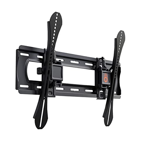 ECHOGEAR FullTilt TV Wall Mount - Extends to Enable Maximum Tilt Range On Large TVs Up to 90" - Fireplace Friendly Design with Universal Bracket & Easy Install Cover