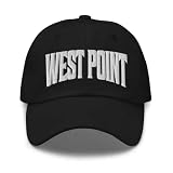 West Point Baseball Cap West Point Dad Hat New York NY Hat Embroidered Souvenir Black