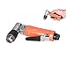 Right Angle Reversible Air Drill High Torque Alloy Steel Pneumatic Tool 1/4in Chuck 1500RPM for Industrial Use(American)