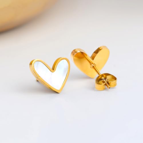 Image of Rubans Demi Fine Stainless Steel Stud Earrings Daily Gift for Women & Girls