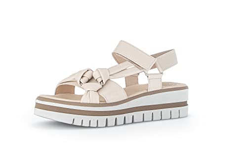 Gabor Damen Riemchensandalen, Frauen Sandalen,Freizeitschuhe,offene Schuhe,Strandschuhe,Riemen,Riemchen,halteriemen,Panna,38 EU / 5 UK Cover