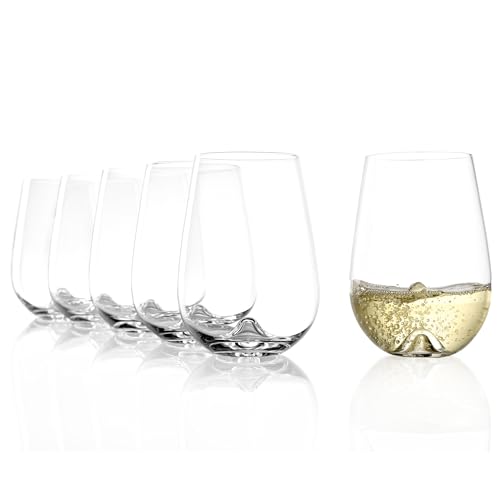 Stölzle Lausitz Biergläser groß Vulcano 6er-Set 705 ml – Hochwertige Bierbecher in zeitlosem Design – Elegante Biergläser aus bleifreiem Kristallglas – Spülmaschinen- & stoßfest