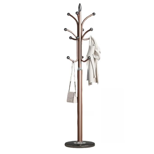 SOLLENTハンガーポール ポールハンガー コートハンガー コート掛け スタンド 衣架 立式 コートラック おしゃれ 鉄 頑丈 スリム 12本木の枝 洋服掛け 帽子掛け カバン掛け 衣類収納 ハンガーラック ハンガーポール 省スペース 人気 安定 落ちに